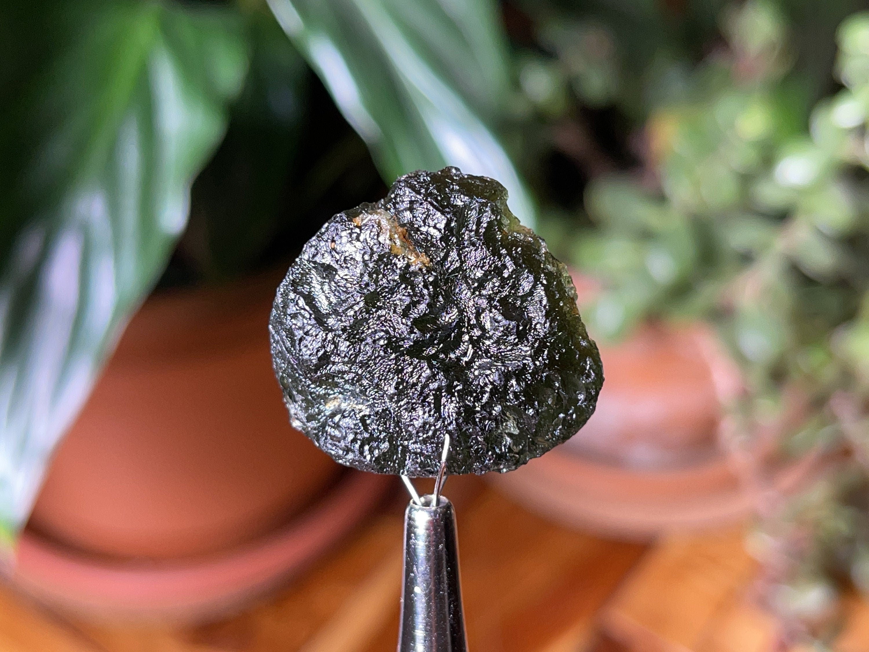 11.7g Genuine Raw Moldavite Crystal Stone - Natural Green Moldavite for Jewelry Making, Meditation & Energy Healing (44212)