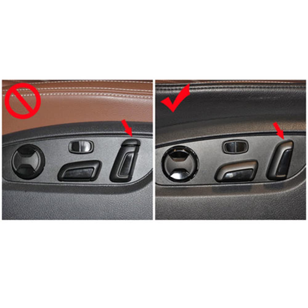 ABS Seat Button Cover for Touareg 2011-2022 - 4pcs Set Car Interior Protector - Perfect for Car Styling & Protection