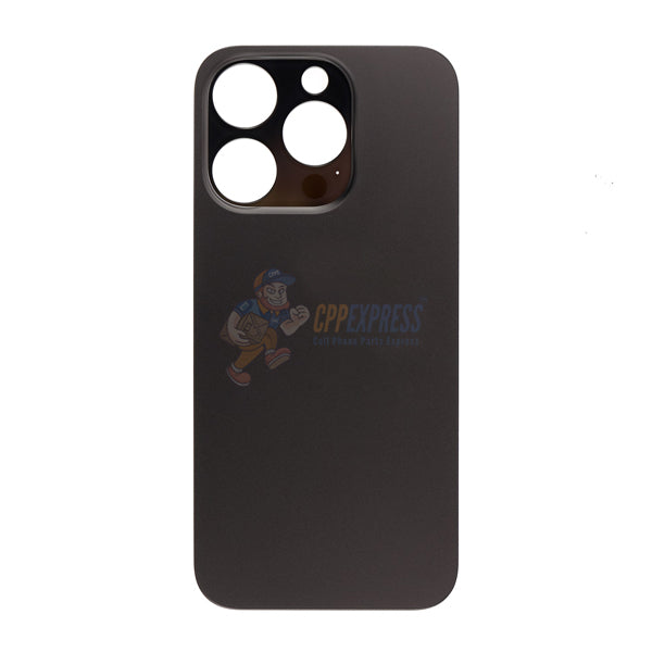 Original iPhone 15 Pro Battery Back Door Glass Replacement - Premium Black Back Cover with Perfect Fit | DIY Repair & Protection for Everyday Use