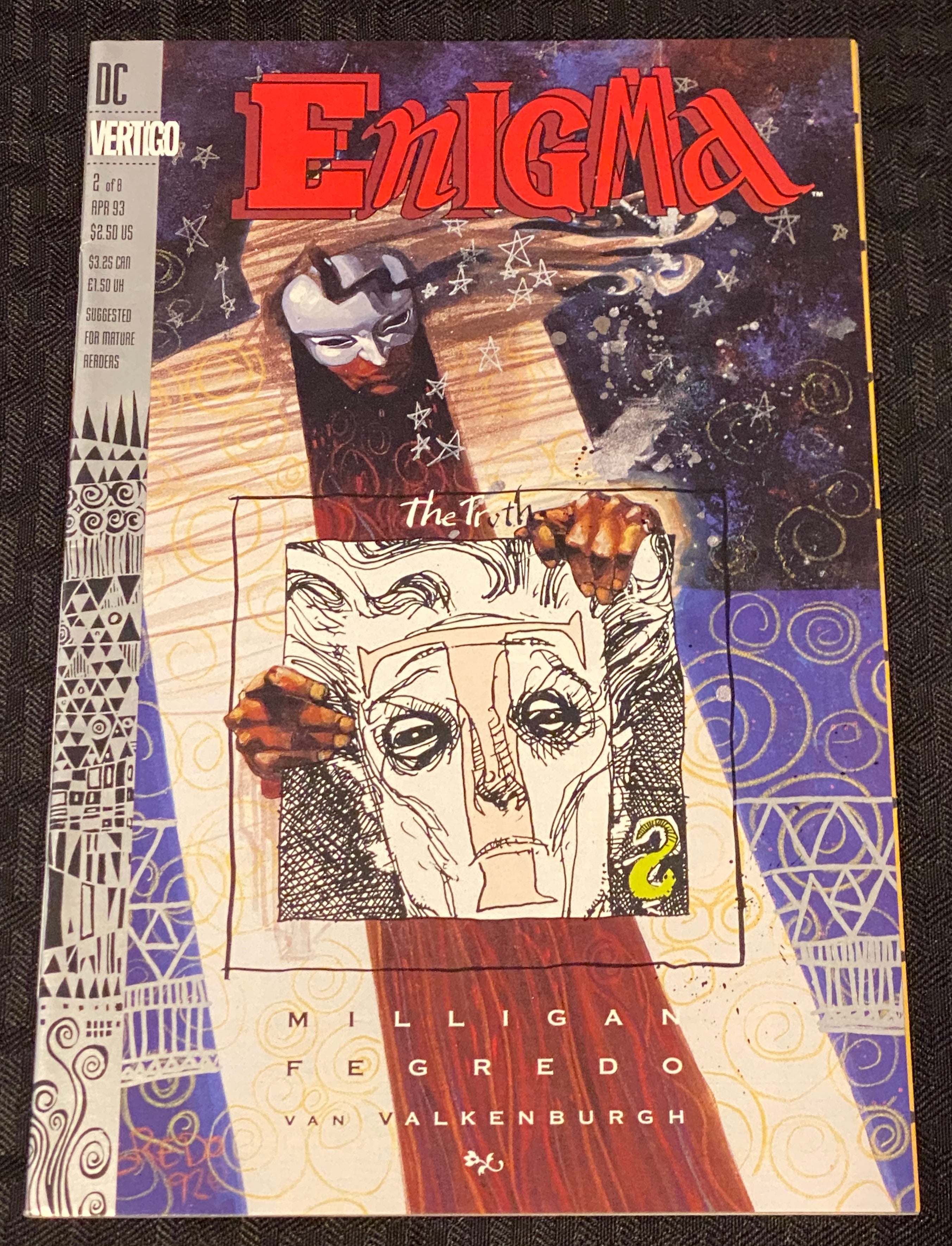 DC Vertigo Enigma #2 of 8 (APR 1993) - Rare Comic Book Collectible for DC Fans & Comic Enthusiasts - Perfect for Display, Gifts & Investment