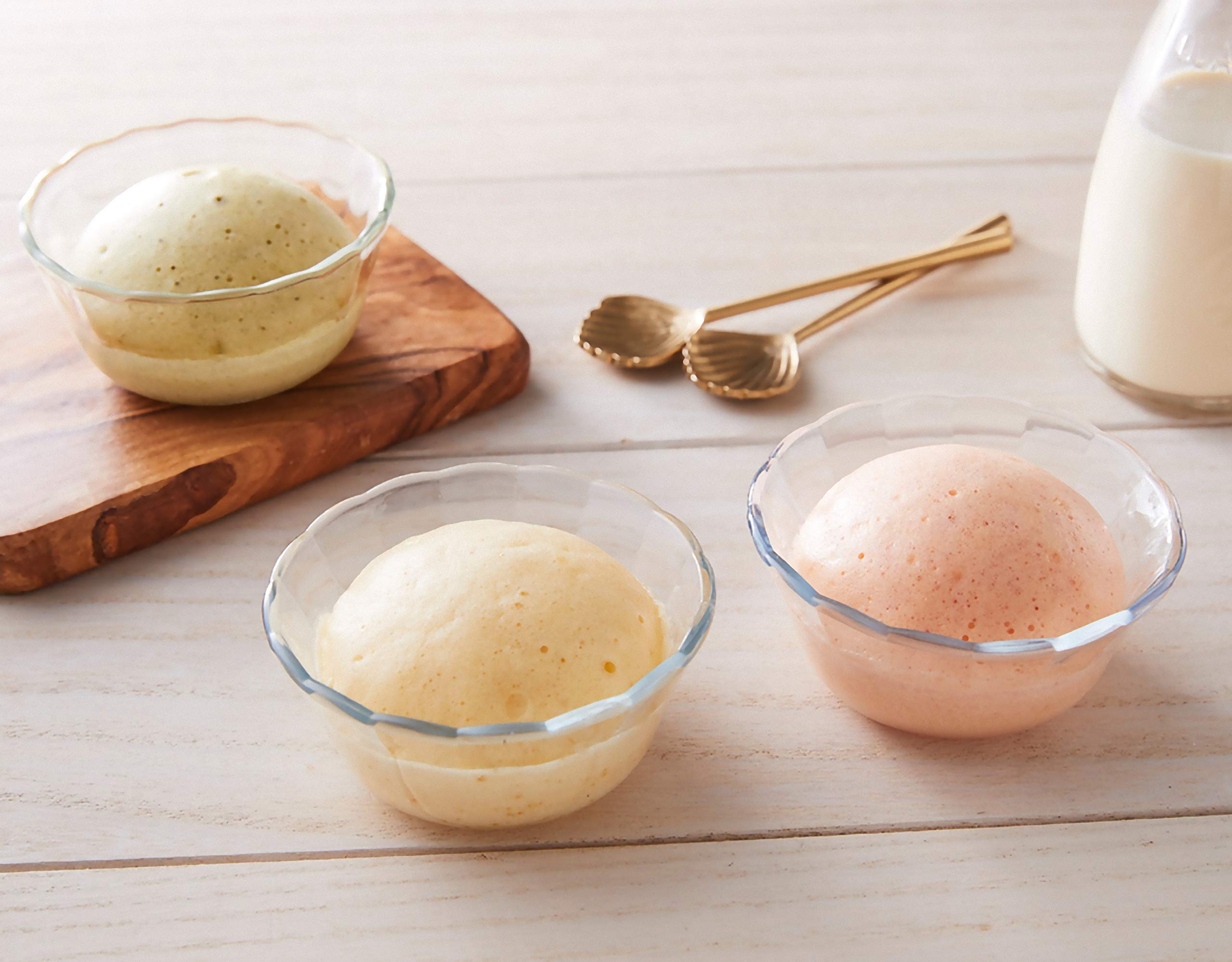 Pyrex CP-1551 Clear Glass Custard Cups, 6.1 fl oz (180 ml) - Set of 4 for Baking, Desserts & Meal Prep - Microwave & Oven Safe Bakeware