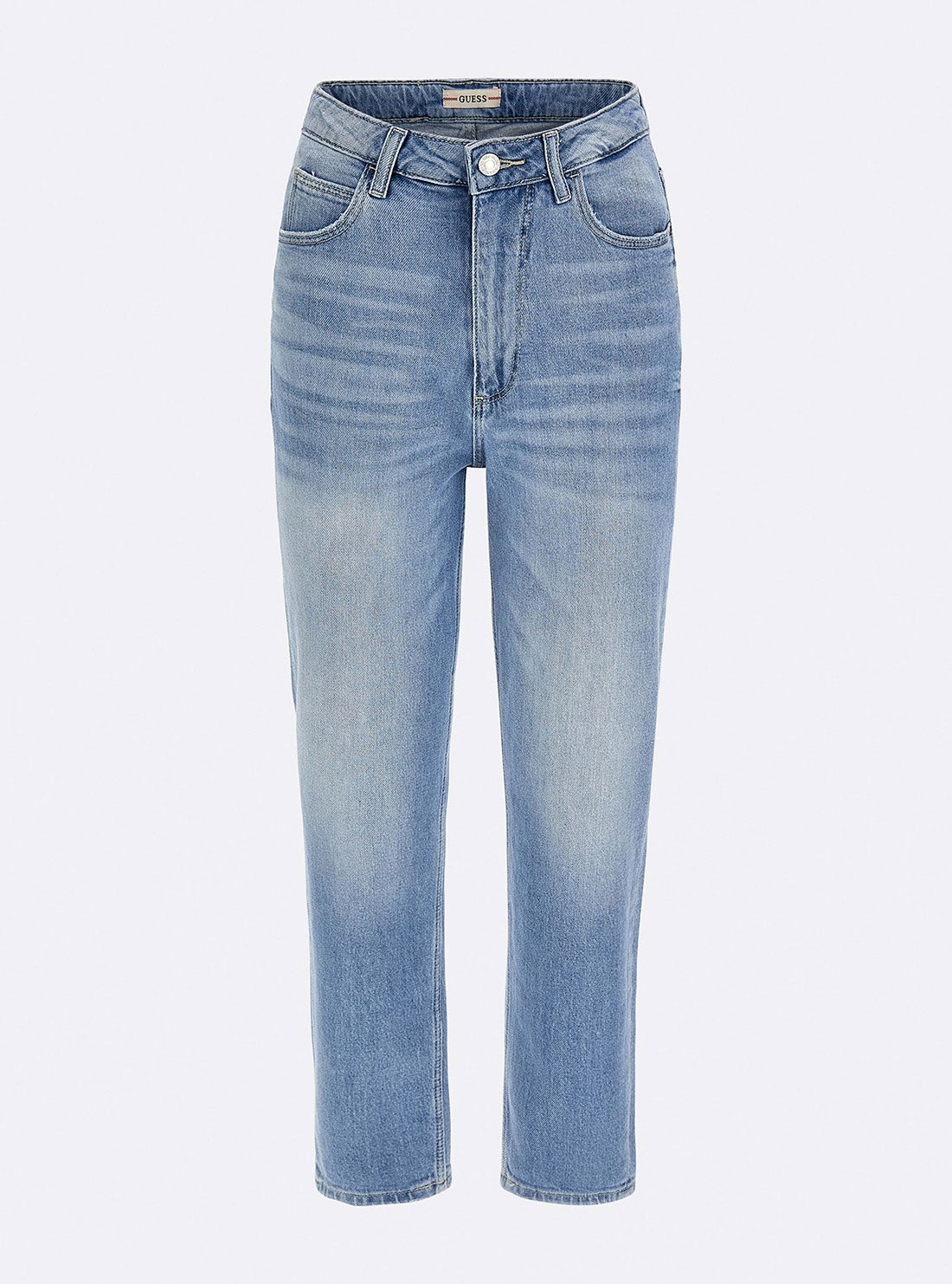 High Rise Relaxed Fit Mom Jeans in Bora Sky Wash - Comfortable Women's Denim Pants for Casual Wear & Everyday Outfits