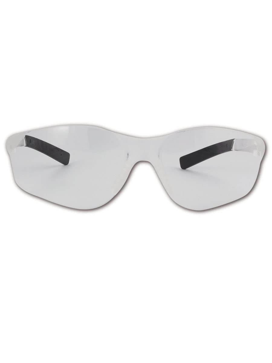 MAGID Y19CFC Gemstone Myst Flex Y19 Series Safety Glasses - Clear Frame & Lens (48 Pack) - Ideal for Construction, Lab Work & Industrial Safety Protection