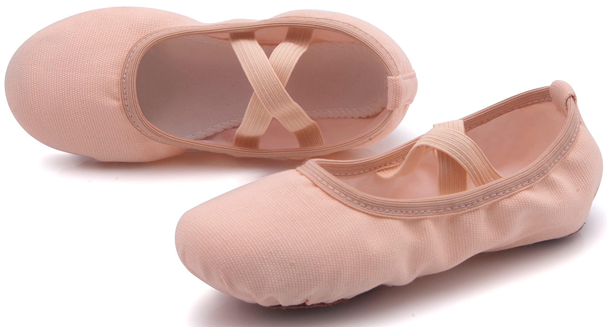 Ulicox Ballet Shoes for Girls & Boys - Toddler, Little Kid, Big Kid & Women - Soft Leather Dance Shoes for Ballet Class, Recital & Performance