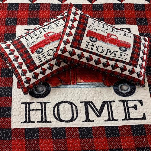 Red Truck Home Sweet Home