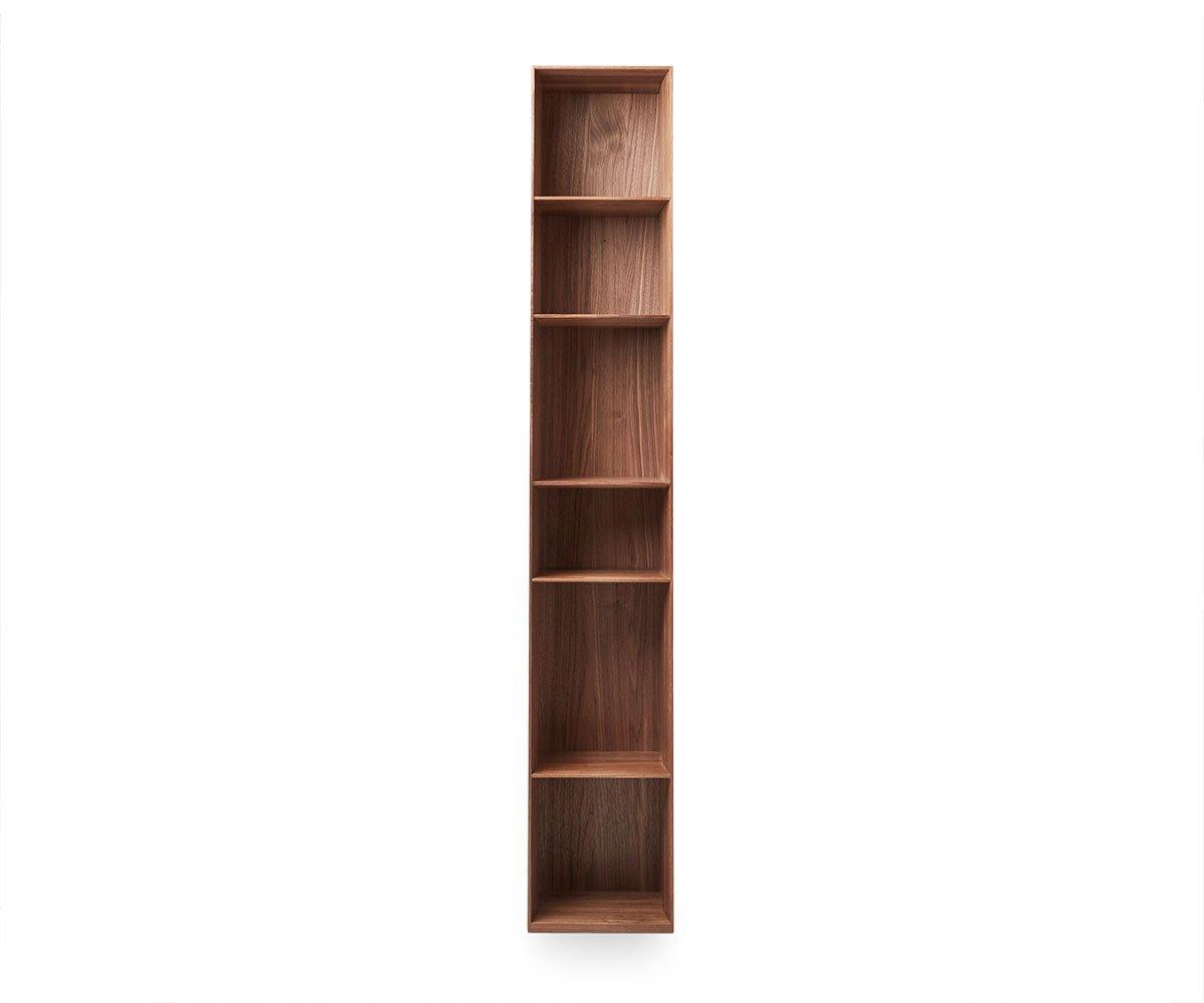 Asua 70 Hanging Bookcase - Wall Mounted Floating Shelf for Books & Decor - Perfect for Living Room, Bedroom, Office & Nursery Organization