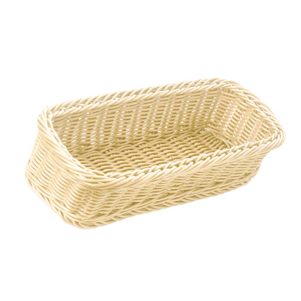 Japanese Woven Cutlery Storage Basket - Square PP Chopsticks Holder for Kitchen & Dining
