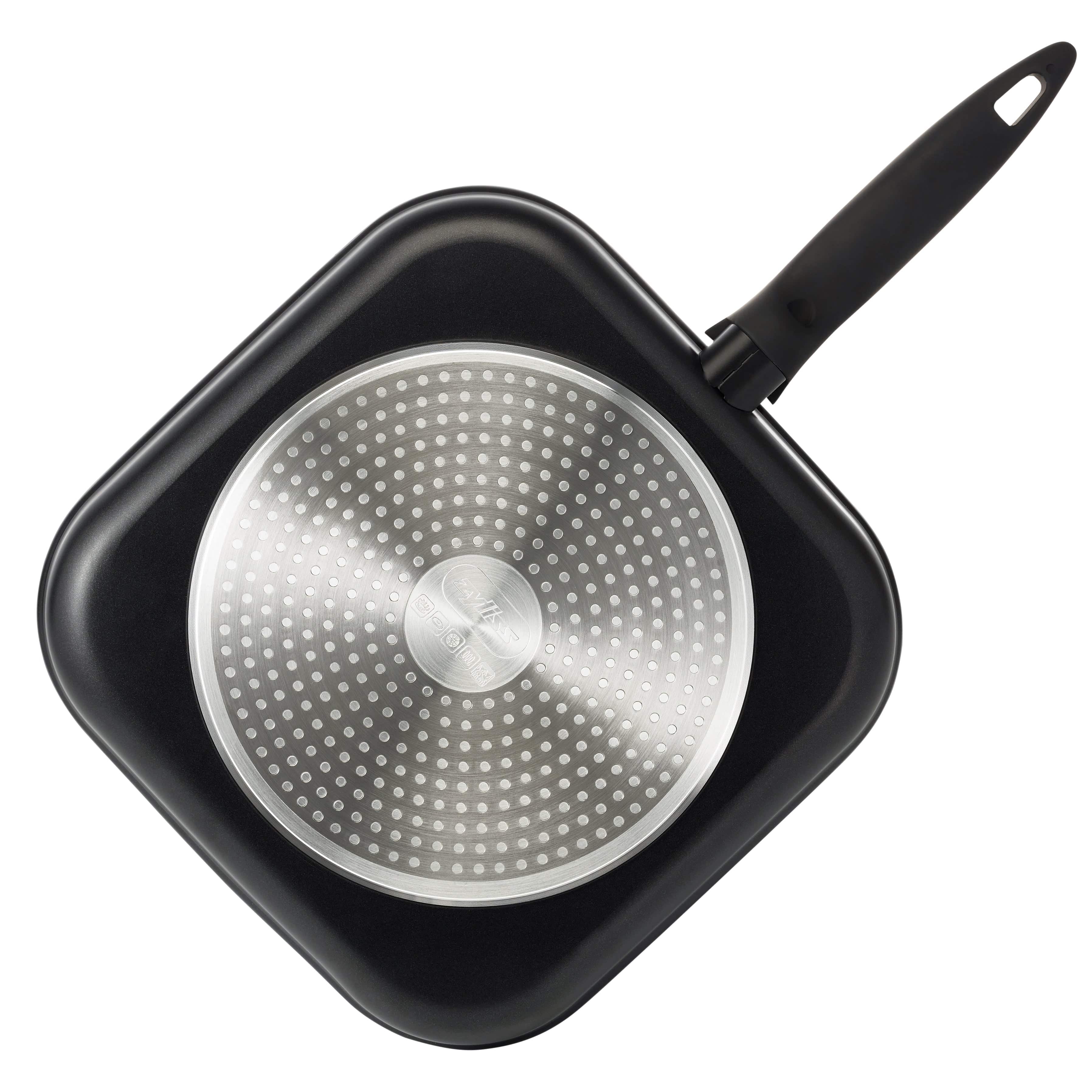 Best Non Stick Grill Pan for BBQ & Cooking - Heavy Duty Cast Aluminum Griddle for Stovetop, Oven & Outdoor Use - Perfect for Steak, Burgers, Pancakes & More