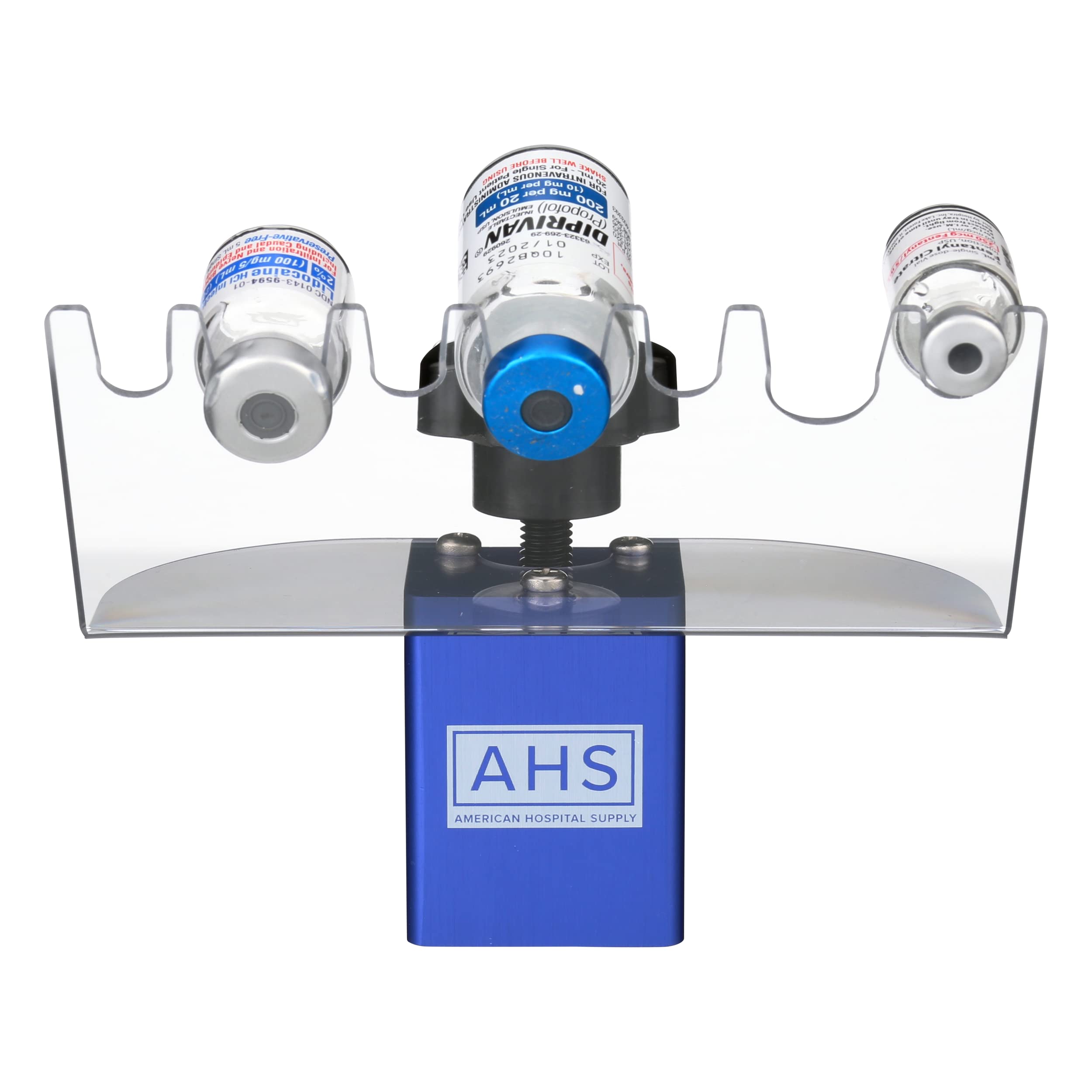 AHS American Hospital Supply Medicine Vial Holder - Hands-Free Mayo Stand Vial Organizer for Nurses & Doctors | Medical Lab, Pharmacy & Clinical Use