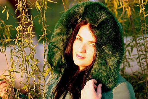 20x30 Inch Green Girl Portrait Laminated Poster - Vibrant Colors & High-Quality Print - Perfect for Home Decor, Bedroom, Living Room & Office Wall Art