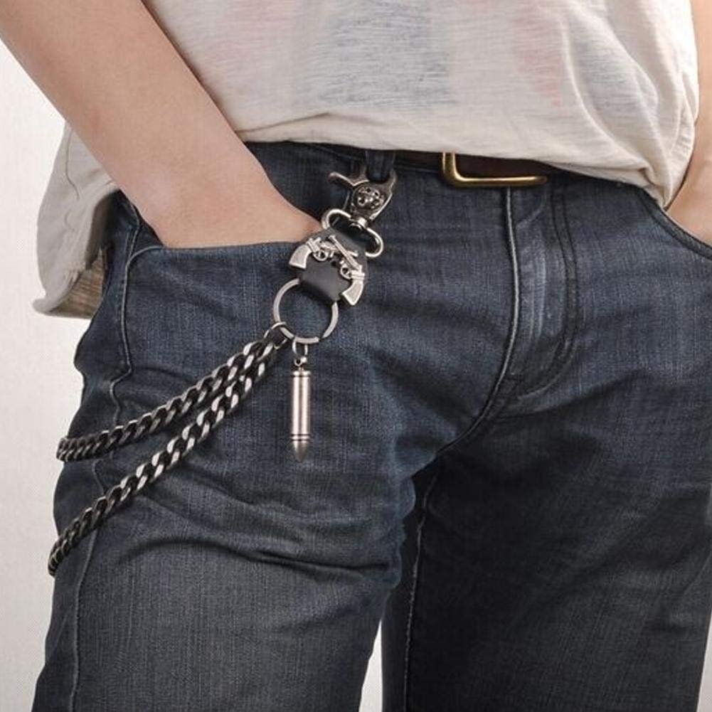 Punk Hip Hop Skull Chain Pants - Gothic Rock Waist Chain for Men & Women | Streetwear Accessories