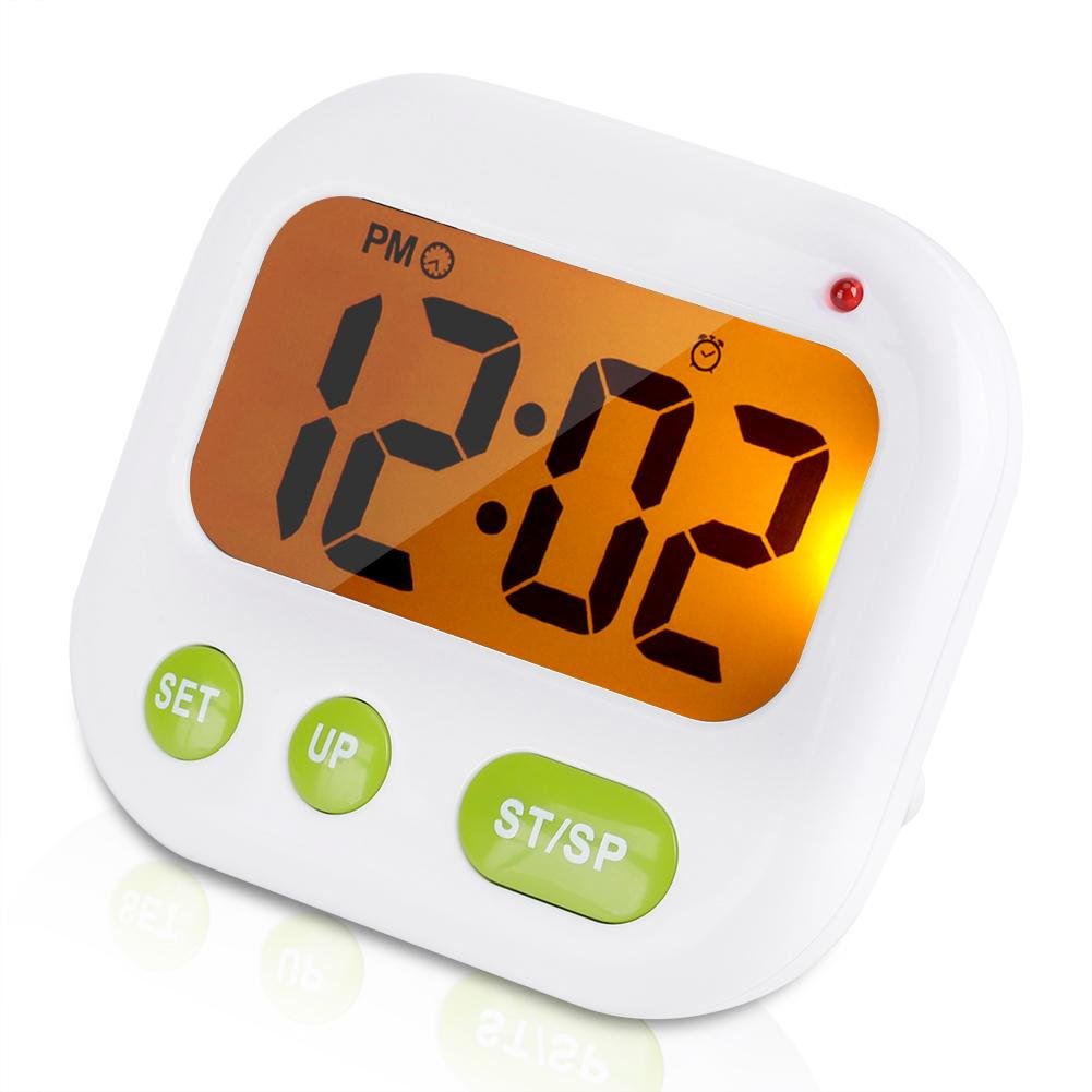 Hztyyier Vibrating Alarm Clock Bag - Digital Table Clock with Backlight, Melody & Multi-Functional Timer | Perfect for Bedrooms, Travel & Heavy Sleepers
