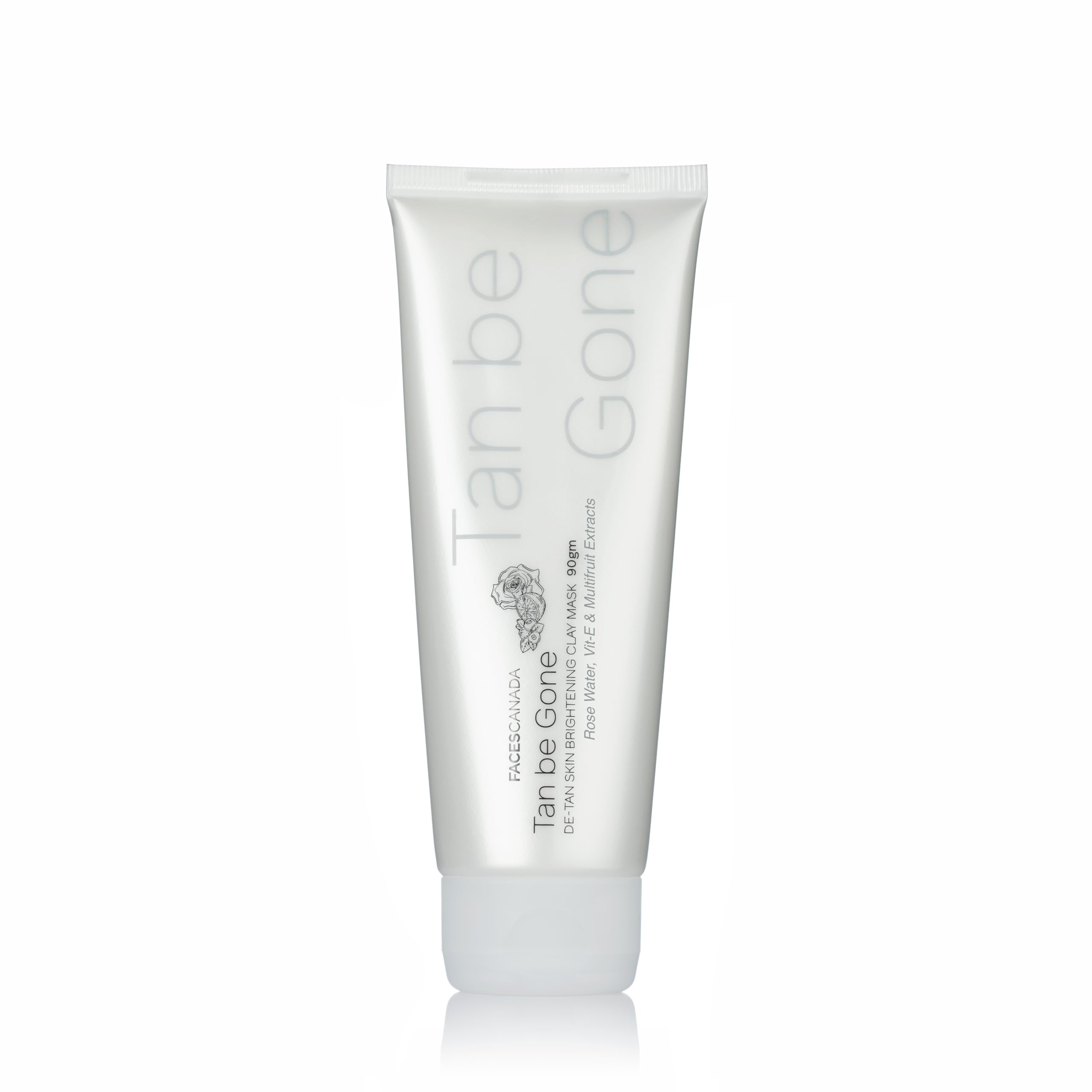 Faces Canada Tan Be Gone De-Tan Skin Brightening Clay Mask 90g | Brightens & Exfoliates for Glowing Skin | Perfect for Sun-Damaged, Dull & Uneven Skin Tone | Spa-Quality Facial Treatment at Home