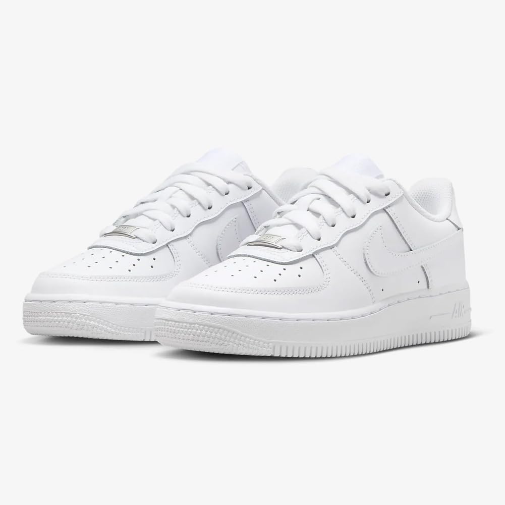 Nike Air Force 1 LE Big Kids' Sneakers - White (FV5951-111) Size 2 | Comfortable & Durable Basketball Shoes for Boys & Girls | Perfect for School, Sports & Casual Wear