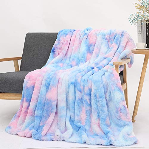 POPVCLY Plush Double-Layer Throw Blanket - Ultra Soft & Comfortable All-Season Bedding - 160x200cm (5 Colors) for Bed, Sofa & Chair Decor - Perfect for Cozy Nights, Home Decor & Gift Giving