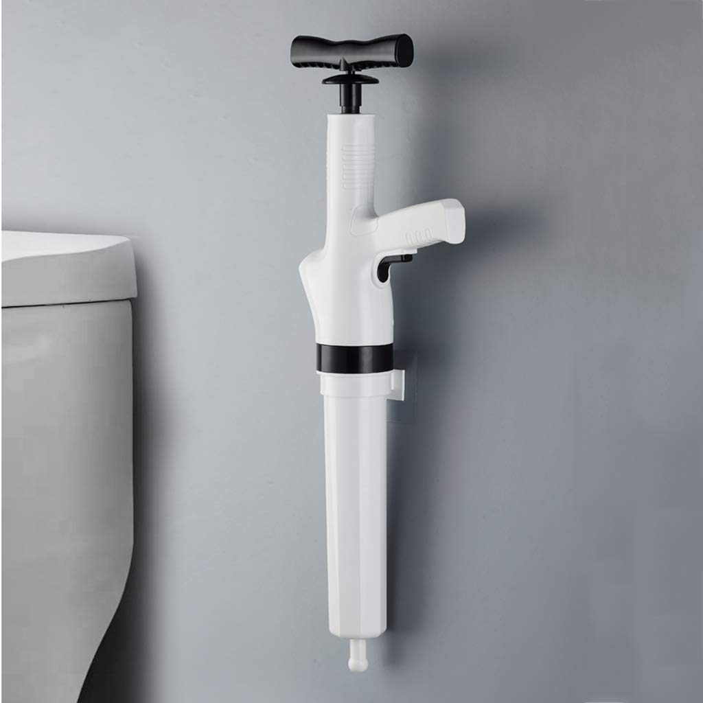Powerful Inflatable Toilet Plunger - Heavy Duty Drain Cleaner & Pipe Unblocker for Clogged Toilets, Sinks, Bathtubs - Ideal for Home, RV & Camping Bathroom Maintenance
