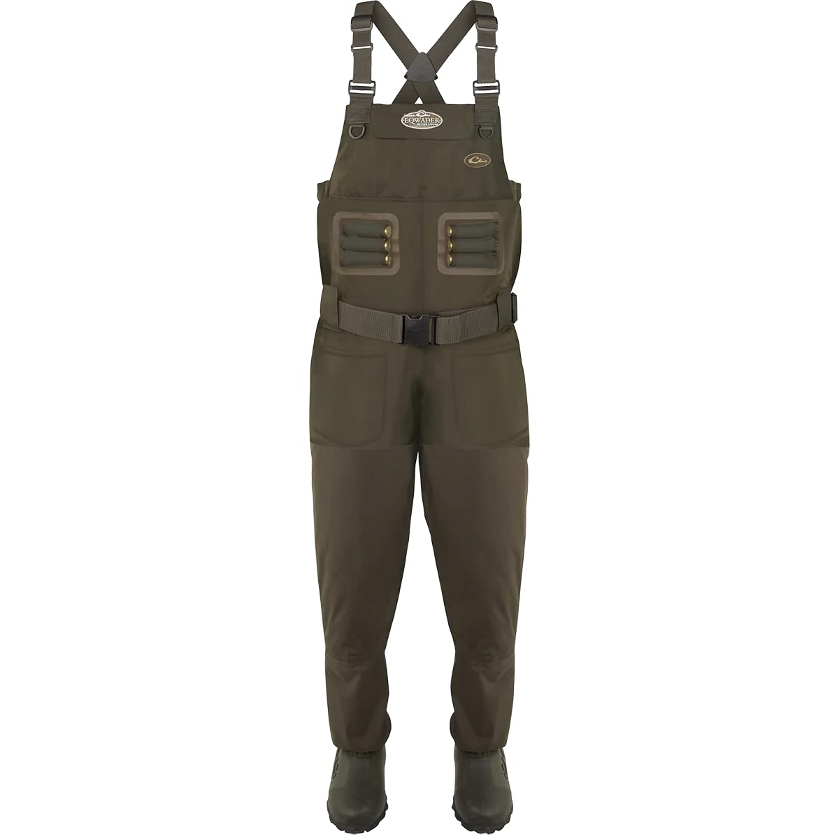 Drake Waterfowl Eqwader 1600 Breathable Hunting Waders with Tear-Away Liner for Men - Regular/Short & Slim Fit - Waterproof & Comfortable for Duck Hunting, Fishing & Outdoor Adventures
