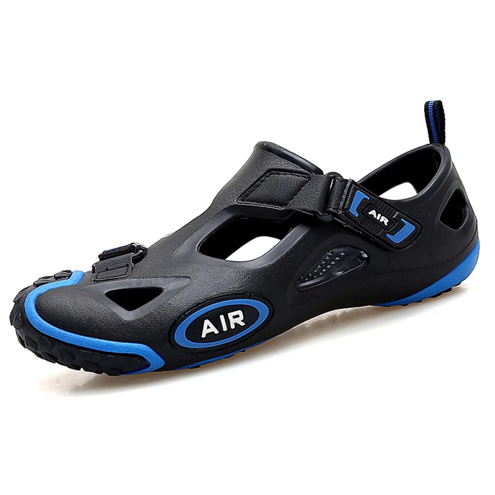 Men's Athletic Sandals - Breathable Outdoor Walking Sandals with Adjustable Velcro Strap | Lightweight Water Shoes for Beach, Fishing, Hiking & Summer Activities