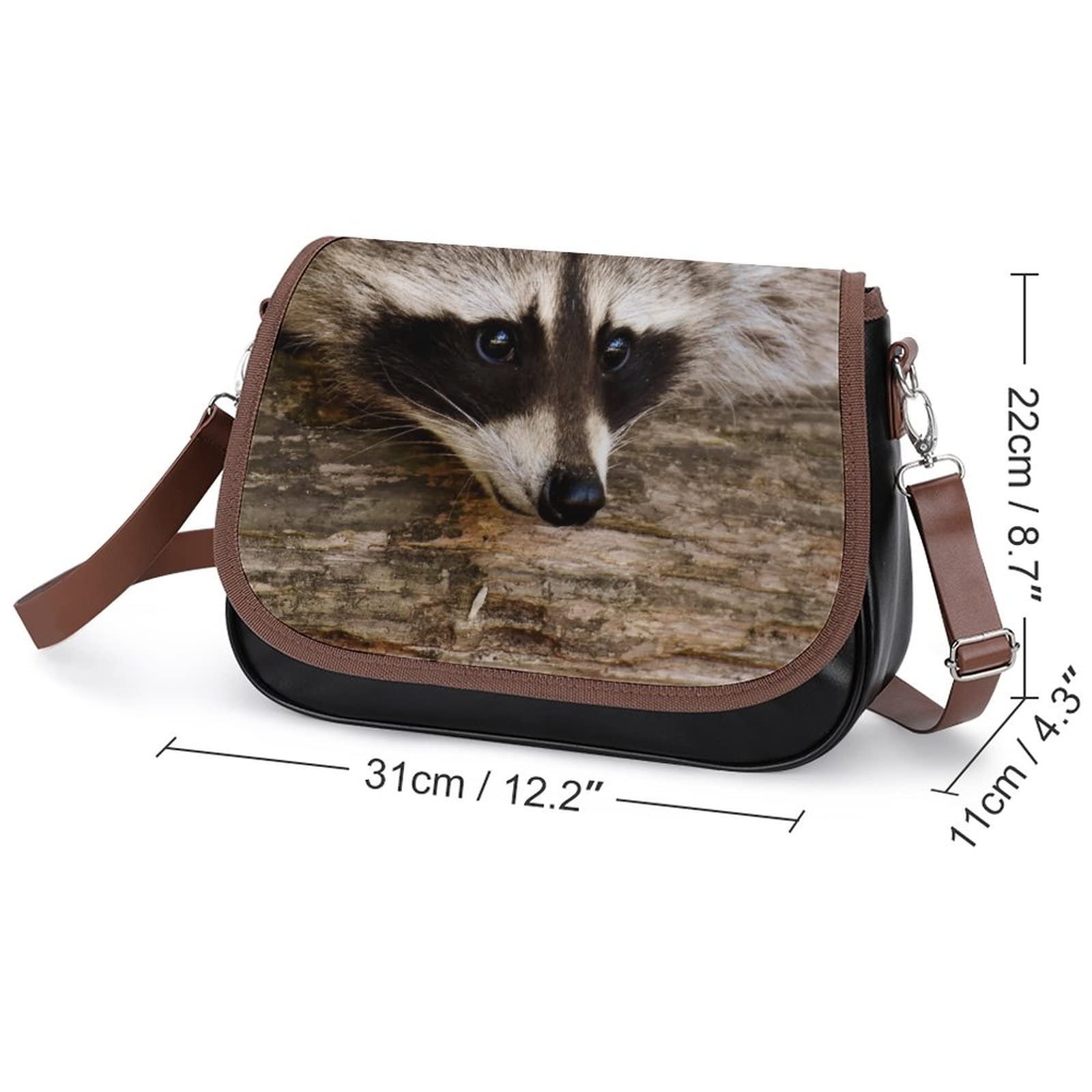 Cute Pink Fox Printed Leather Shoulder Crossbody Bag for Women - Medium Hobo Purse with Top Handle, Perfect for Work, Travel & Everyday Use