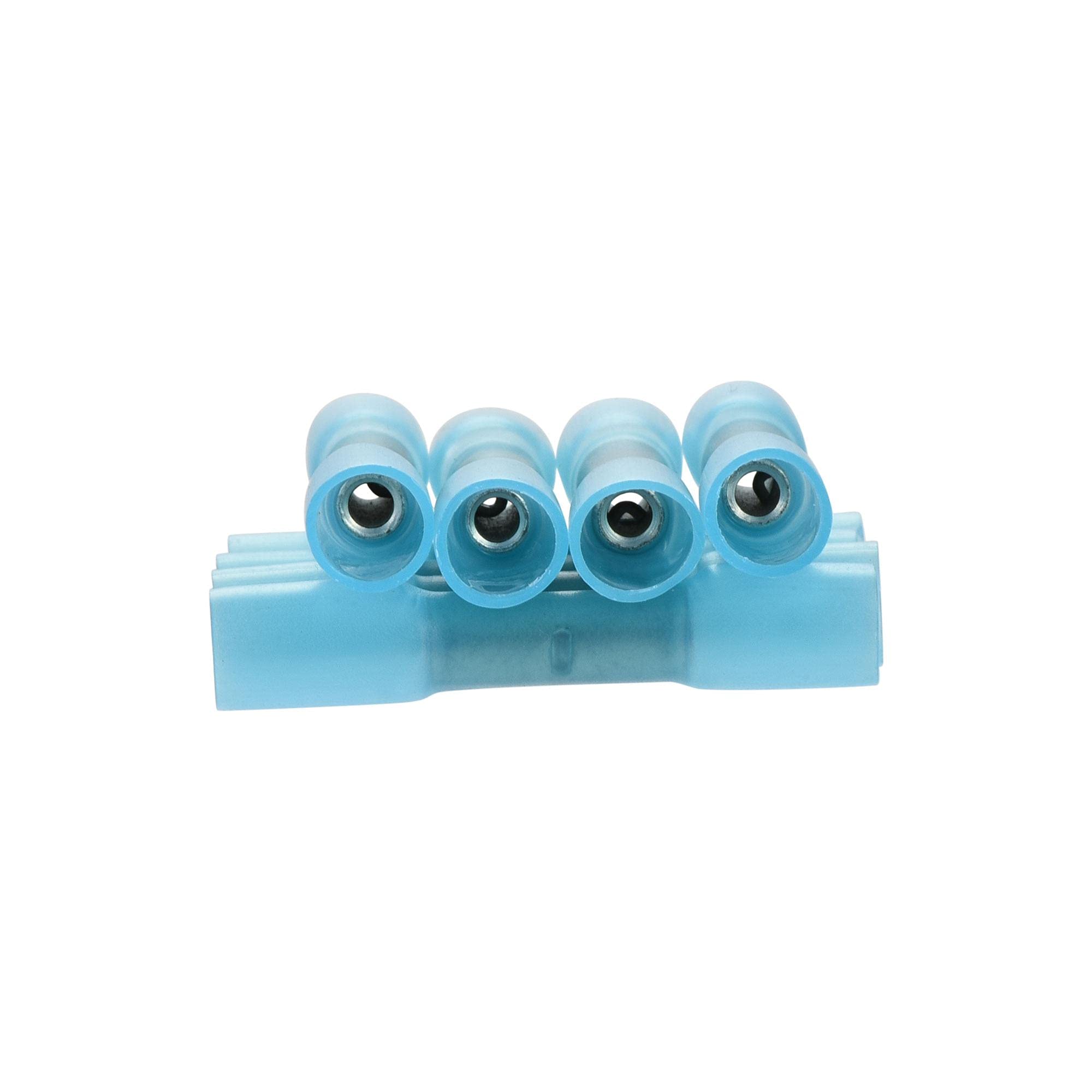 uxcell 35Pcs Blue Heat Shrink Wire Connectors for 16-14 AWG - Waterproof Crimp Terminals for Automotive, Marine & Electrical Wiring Projects