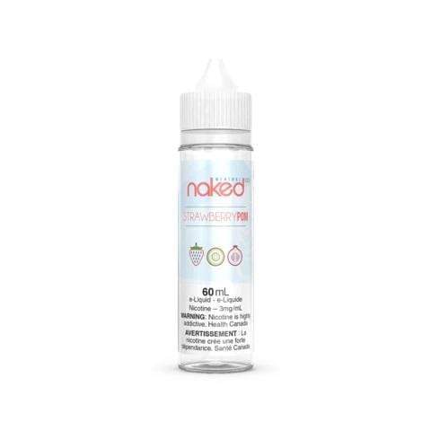 NAKED 100 Strawberry Pom (Brain Freeze) E-Liquid - 60mL Vape Juice | Refreshing Berry Flavor for All-Day Vaping | Ontario, Canada
