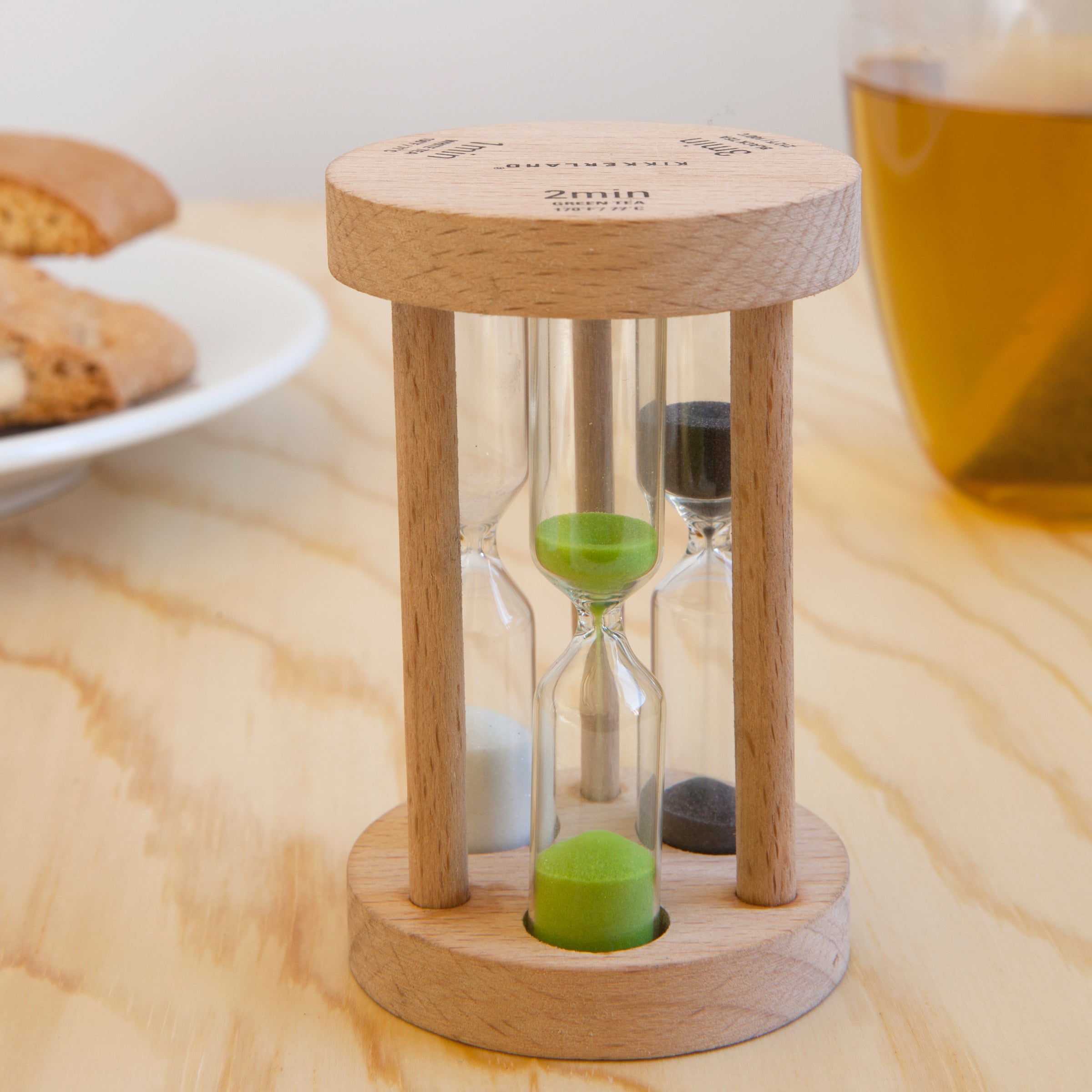 Premium Trio Tea Timer Set - Digital Countdown Timer for Perfect Tea Brewing - Ideal for Loose Leaf, Herbal, and Black Tea - Kitchen & Office Essential