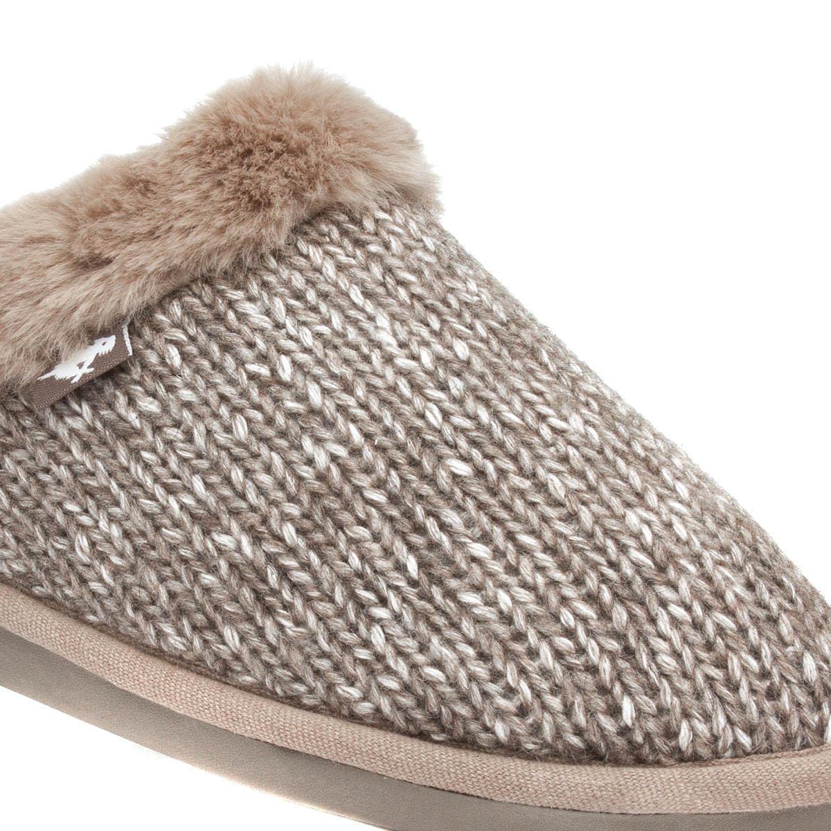 Rocket Dog Women's Comfortable Memory Foam Mule Slippers - Soft Indoor/Outdoor House Shoes for Relaxation & Lounge Wear
