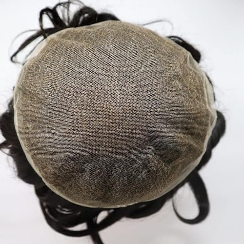 Gramercy 100% Natural Human Hair Full Lace Wig for Men - 10x8 Inch Lace Front Hair Patch | Perfect for Thinning Hair, Bald Spots & Hair Loss Solutions | Great for Daily Wear, Special Occasions & Cosplay