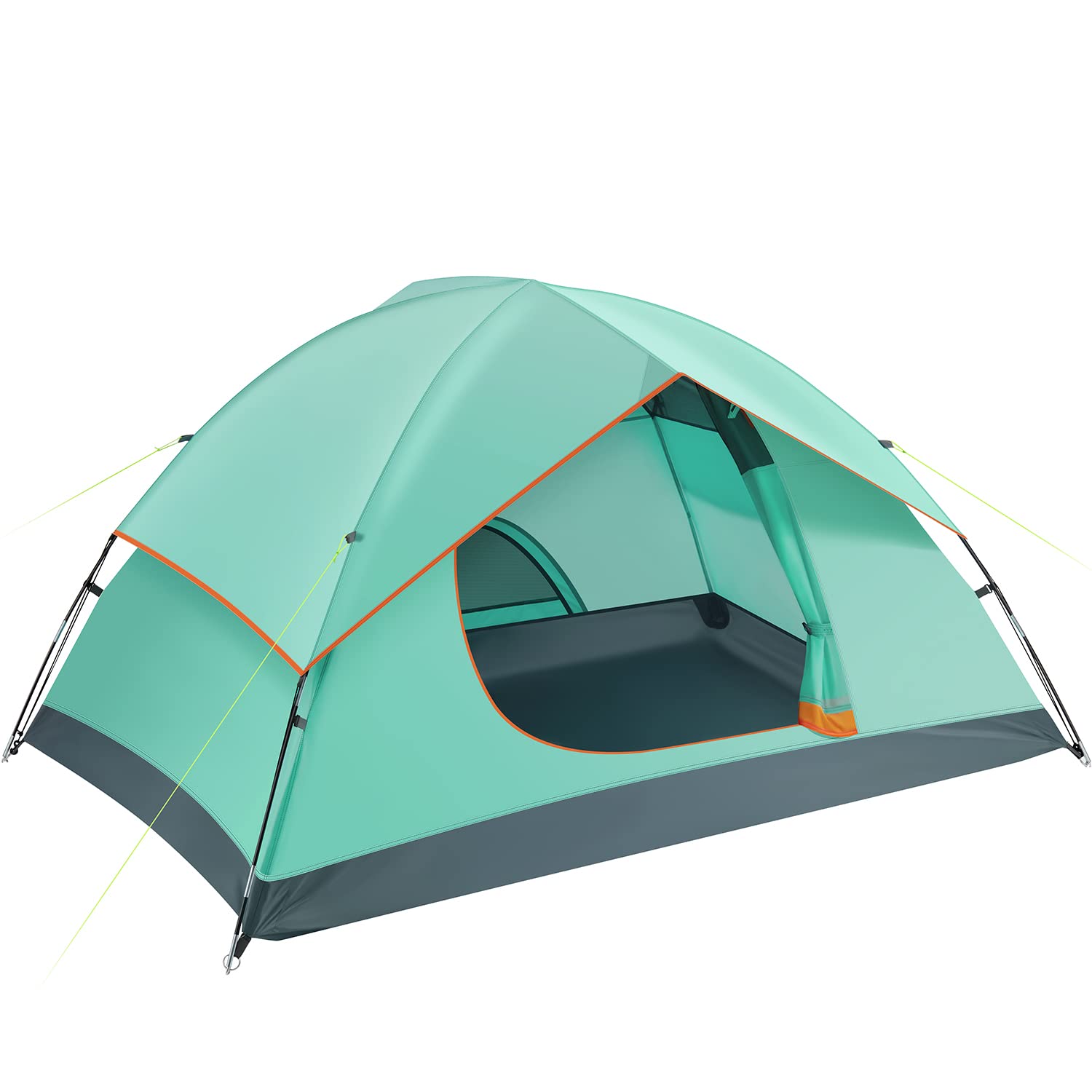 Ciays Waterproof Camping Tent for Family - Lightweight Outdoor Tent with Removable Rainfly, Carry Bag & Stakes - Perfect for Camping Trips, Backpacking Adventures, Hiking Expeditions & Travel