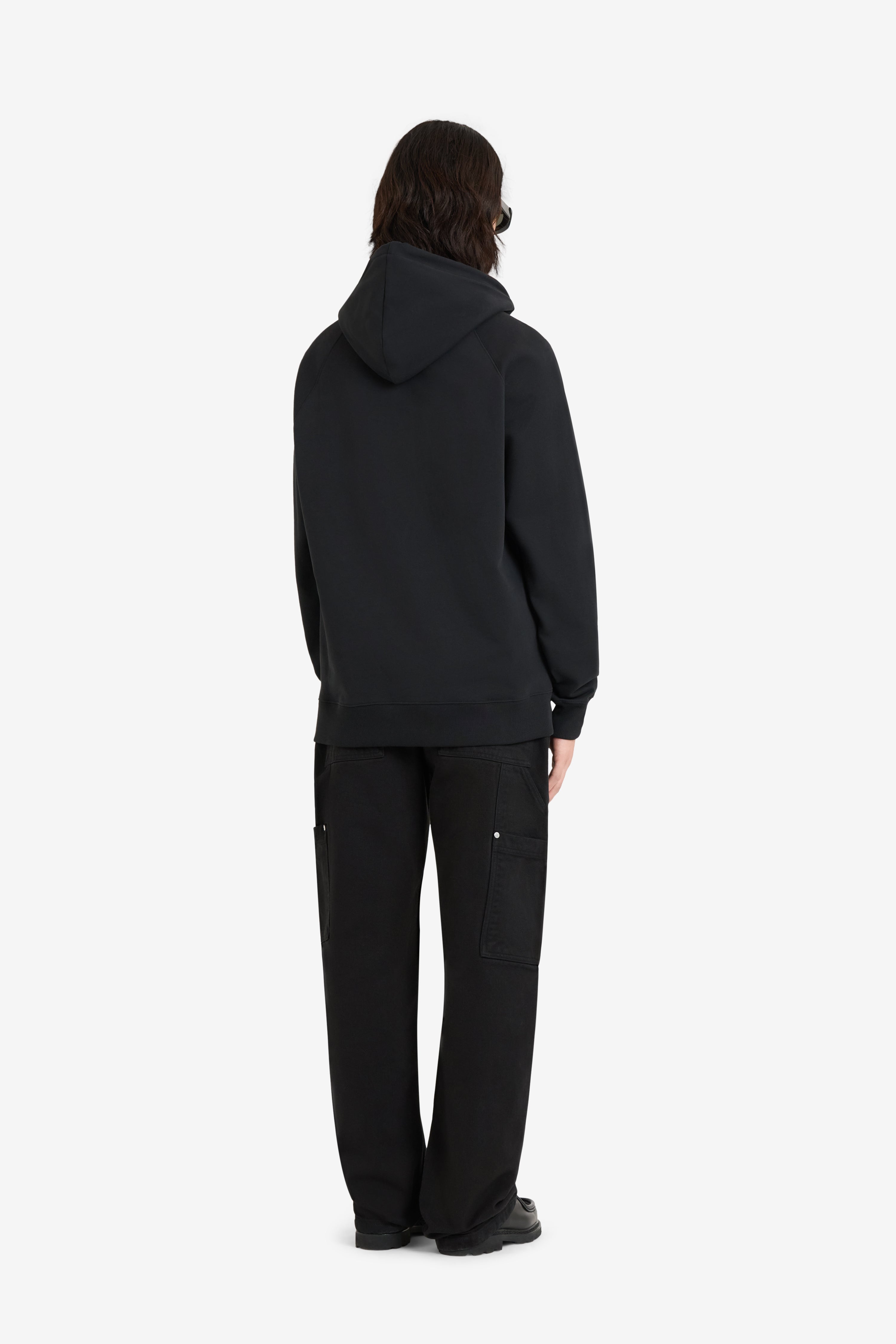 Loose Fit Hoodie Big É White - Oversized Comfortable Pullover for Men & Women - Perfect for Casual Wear, Gym, and Street Style