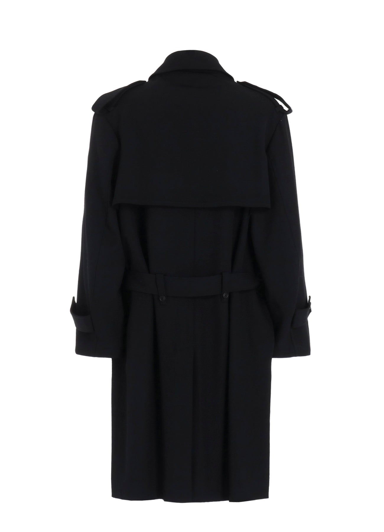 2/60 Wool Gabardine Short Trench Coat for Women - Classic Water-Resistant Fall & Spring Outerwear | Perfect for Office, Travel & Casual Wear
