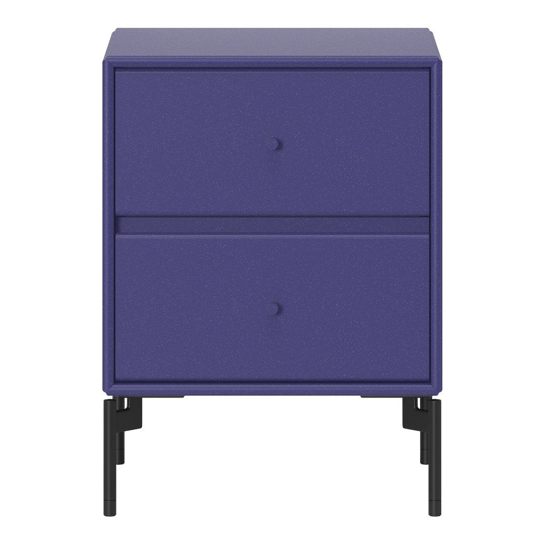 Modern Wooden Drift Bedside Table with Sturdy Legs - Perfect for Bedroom, Living Room, or Office Nightstand
