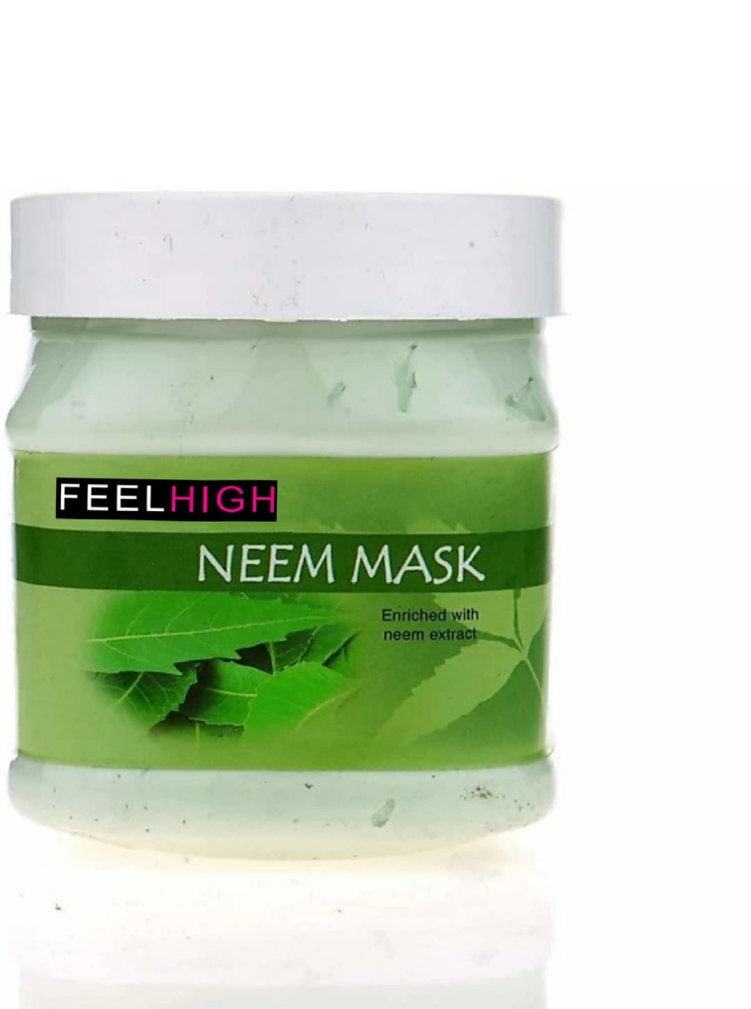 Feelhigh Face Neem Mask with Neem Extract - Natural Skin Care for Men & Women - Acne Treatment, Oil Control & Brightening - Perfect for Daily Skincare Routine & Spa Days