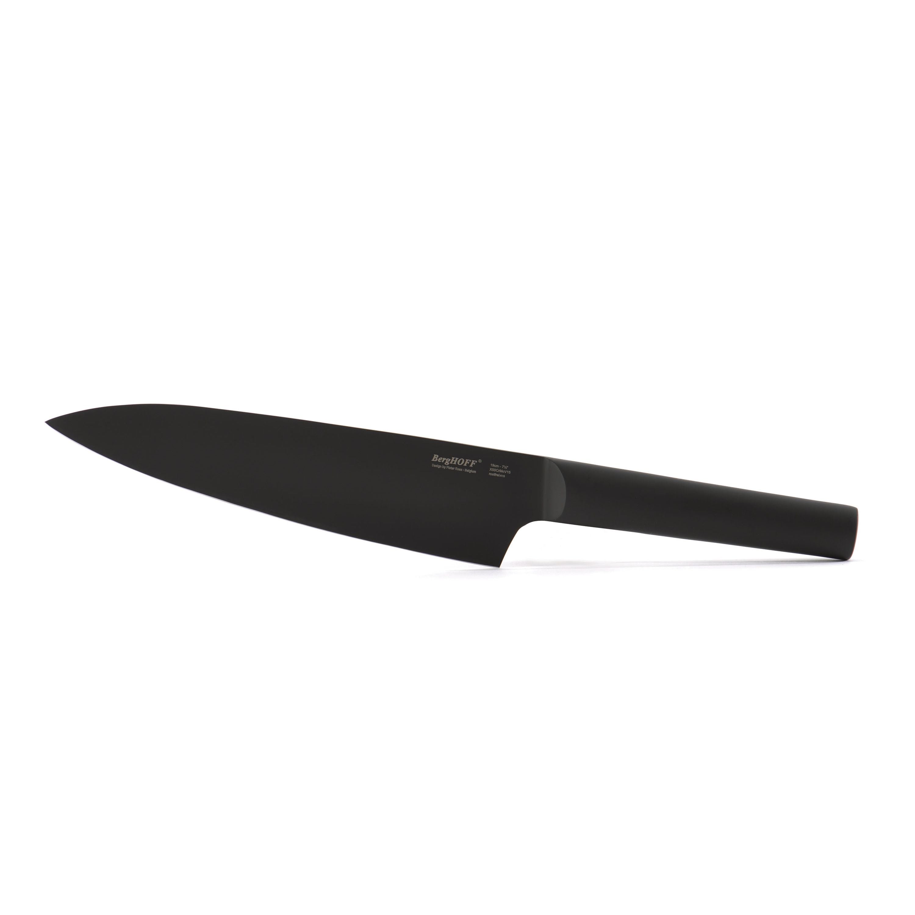 BergHOFF Ron 7.5-Inch Nonstick Chef's Knife - Professional Kitchen Knife with Ergonomic Handle for Precise Cutting - Perfect for Slicing, Dicing, and Chopping Vegetables, Fruits, and Meats