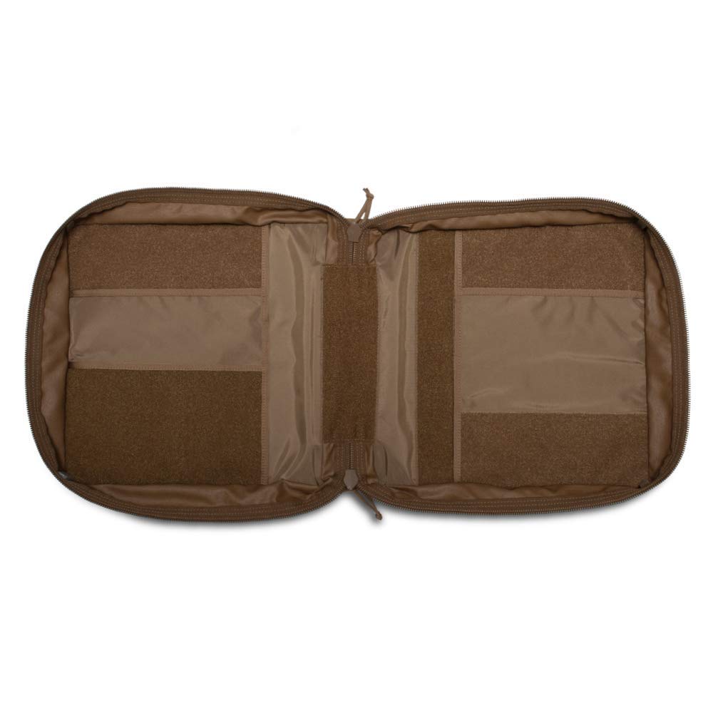 Tactical Notebook Cover - 3-Ring Binder Organizer with Zipper & Leather Handle | Fits 1.5” to 2” Binders | Durable Military-Grade Field Use | Multicam Camouflage | Perfect for Office, School & Outdoor Adventures