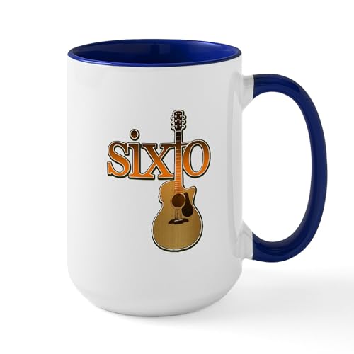 White/Navy Inside - SIXTO GUITAR! Mug