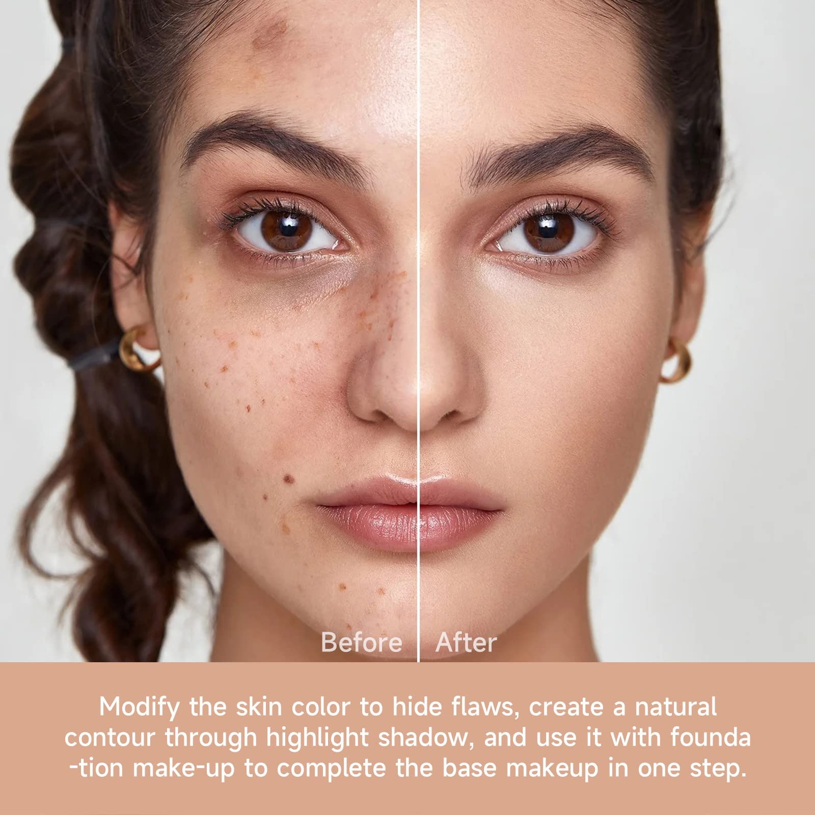 Bare with Concealer - Long Lasting Multi-Function Makeup for Pores & Skin Nourishment | Silky Translucent Coverage for Daily Use, Photo Shoots & Special Events