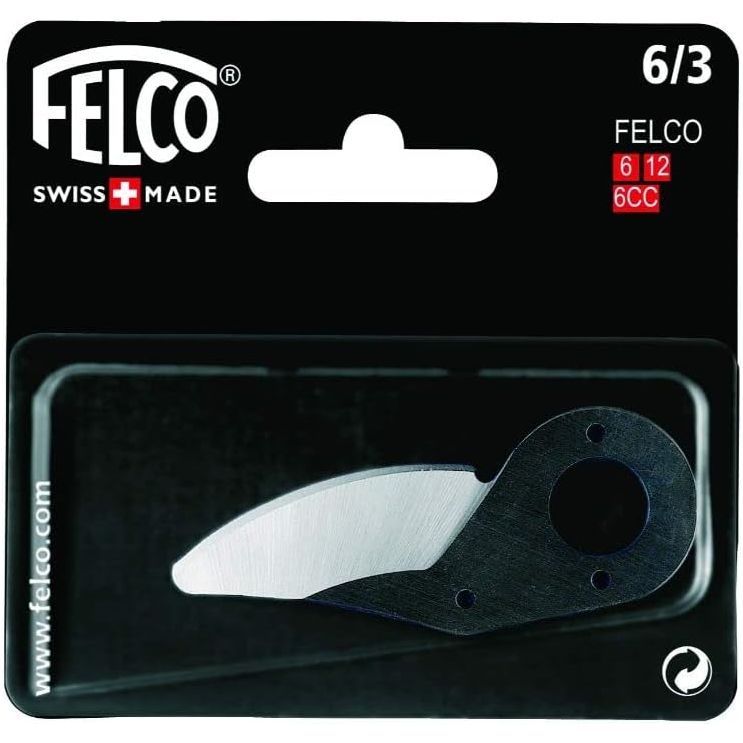 Felco Hand Pruner Replacement Blade (6/3) - Compatible with Felco F6 & F12 Pruners - Sharp Gardening Shears Replacement Part for Professional Gardeners & Landscapers - Perfect for Trimming, Pruning & Plant Maintenance