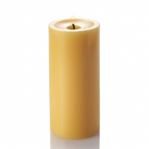 12 Pack Eastland Glass Cylinder Vases 7.5 Inch & 12 Pack Richland Pillar Candles 6 Inch Yellow - Perfect for Wedding Centerpieces, Home Decor, and Special Events
