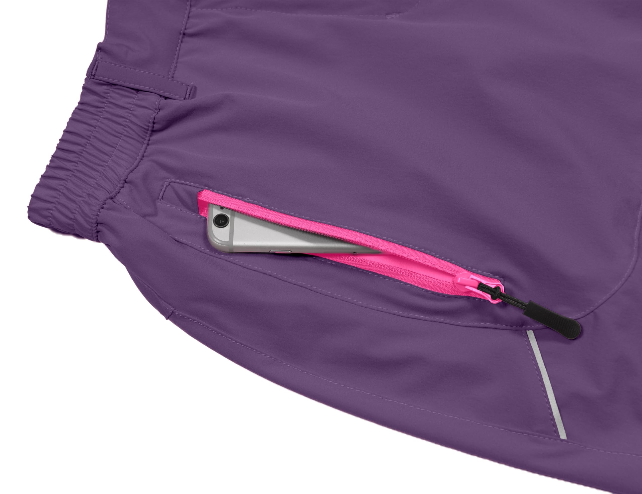Little Donkey Andy Women's 3.5 Inch Lightweight Stretch Quick-Dry Athletic Shorts - Perfect for Running, Hiking, Golf & Outdoor Activities