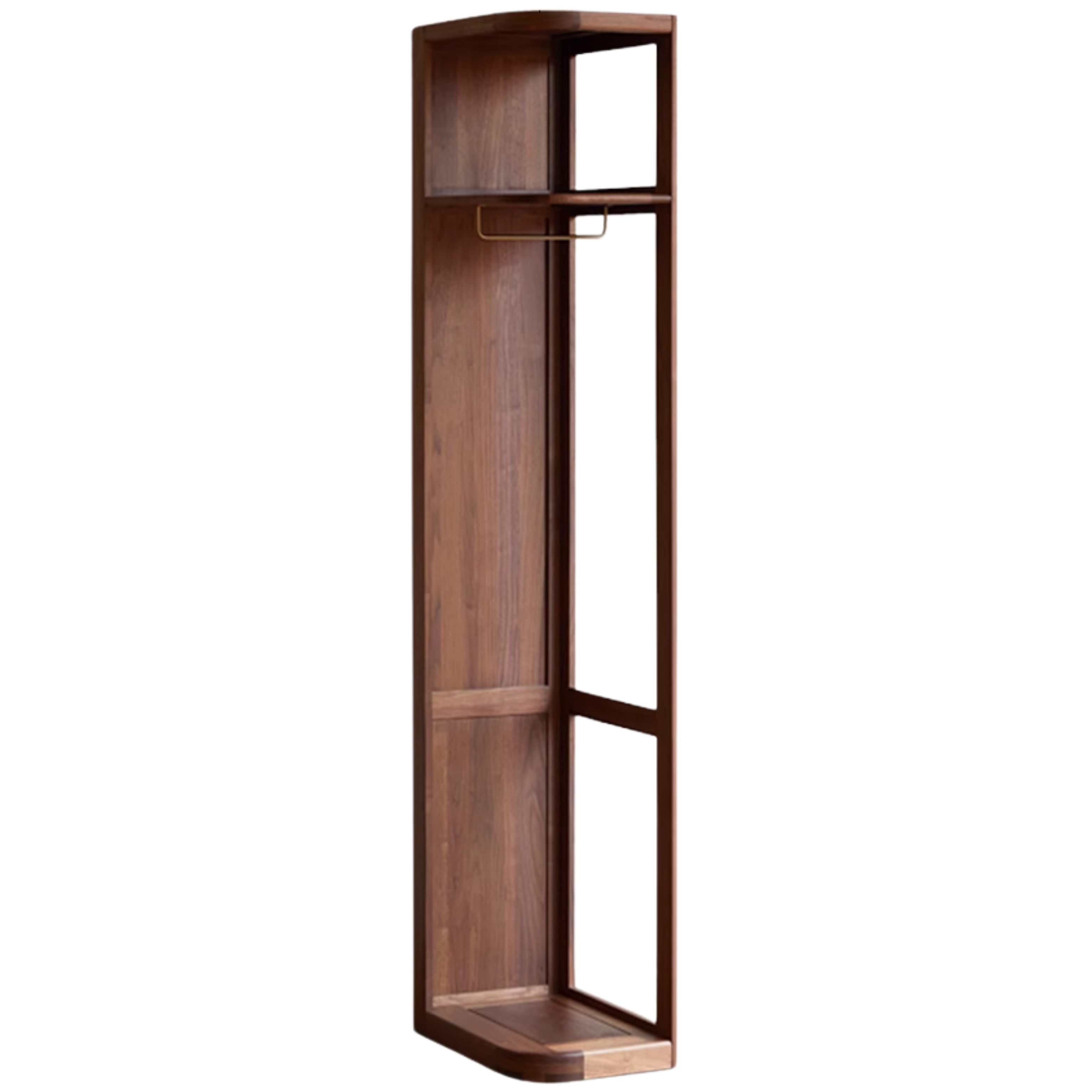 Solid Black Walnut Wood Large Wardrobe - Spacious Closet Organizer for Bedroom, Walk-in Closet & Master Suite Storage