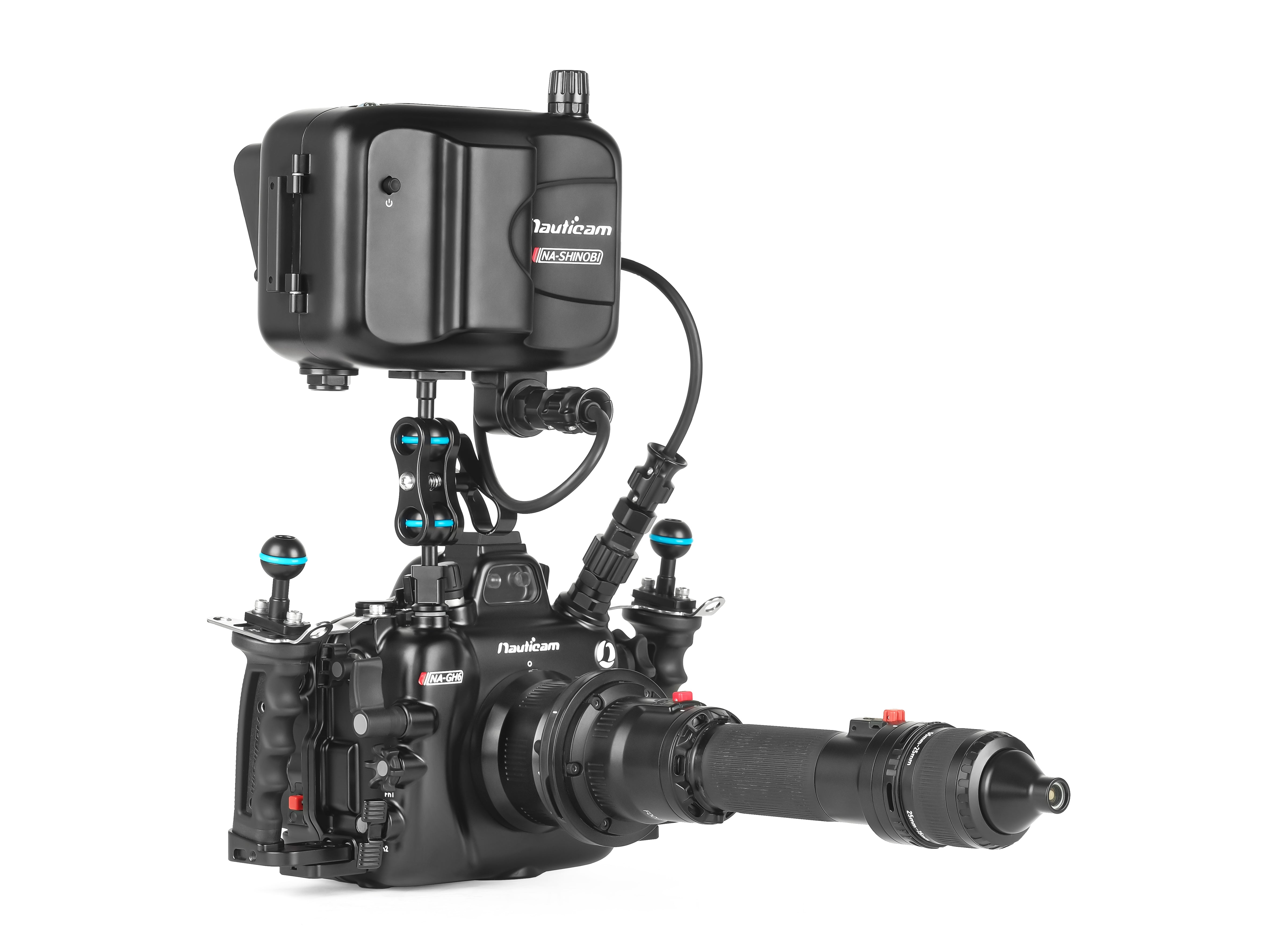 Waterproof NA GH6 Housing Case for Panasonic Lumix GH6 & GH7 Camera - Underwater Photography & Scuba Diving Accessory