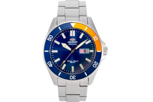 Blue / Orange (Stainless Steel Bracelet)
