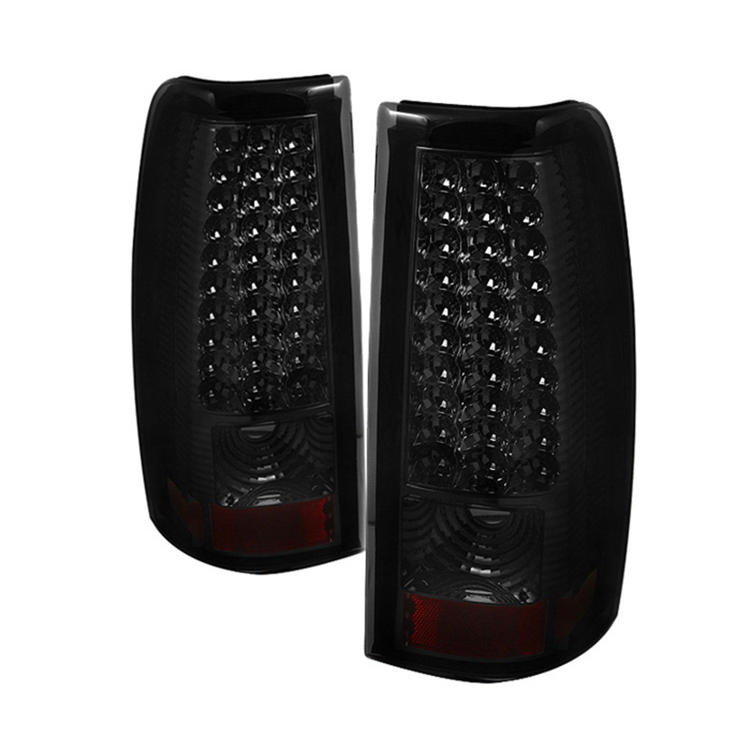 Spyder Auto LED Tail Lights for 2003-2006 Chevy Silverado 1500/2500 HD - Smoke Lens with Red LED - Direct Replacement - Enhances Visibility & Style for Night Driving & Off-Road Adventures