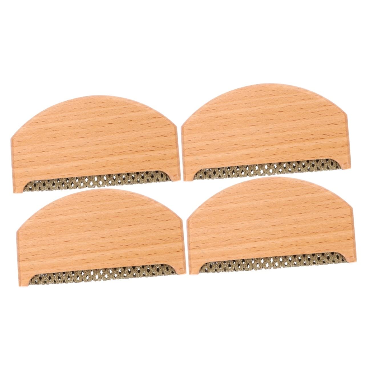 Minkissy 4 Pcs Natural Nail Cleaning Brush Set - Multi-Function Manicure Tools for Nail Care, Cuticle Cleaner & Portable Fingernail Scrub Brushes - Perfect for Home, Salon & Travel Manicure Kits
