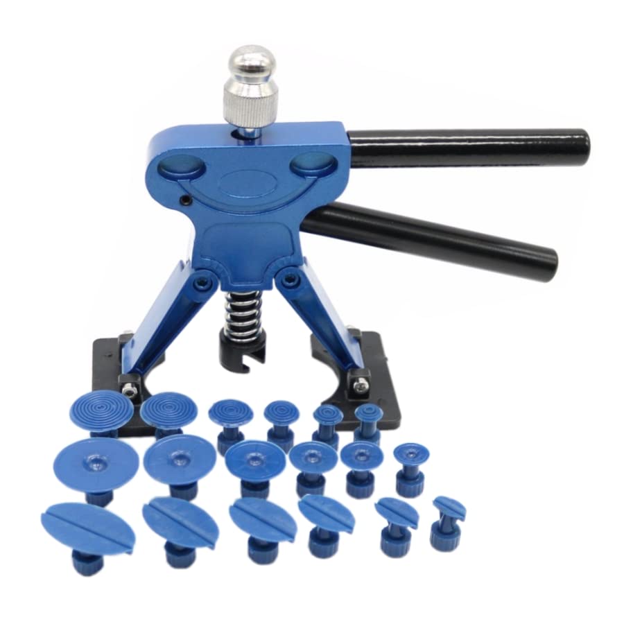 Universal Automotive Paintless Dent Removal Tool Kit - 18pc Car Body Dent Puller & Lifter Set for Auto Repair - Perfect for DIY Dent Fixing at Home or Professional Garage Use