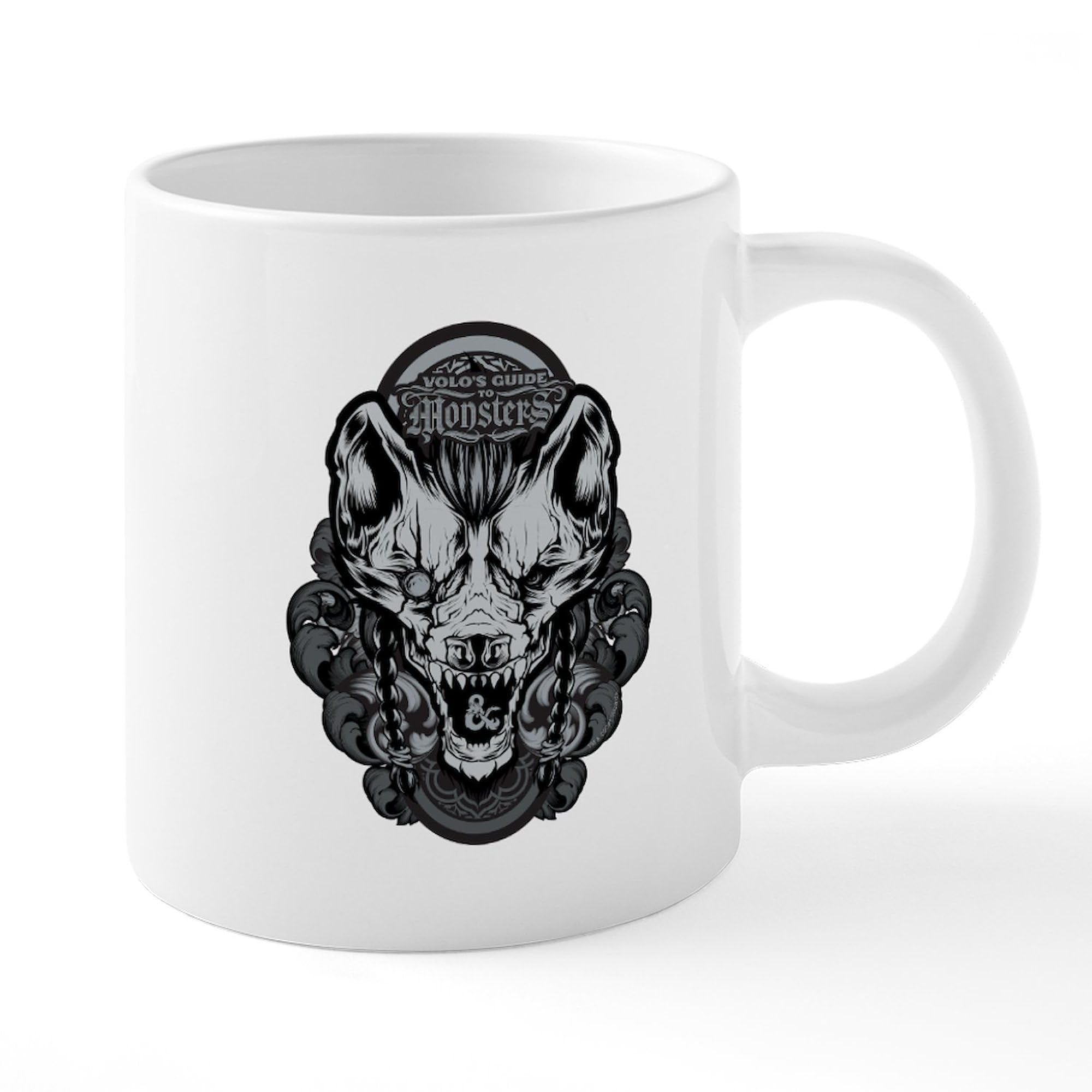 Dungeons and Dragons Gnoll 20 oz Ceramic Coffee Mega Mug - Large Insulated Tea Cup for Gamers, D&D Enthusiasts, and Fantasy Lovers - Perfect for Tabletop Gaming, Office Use, and Gift Giving