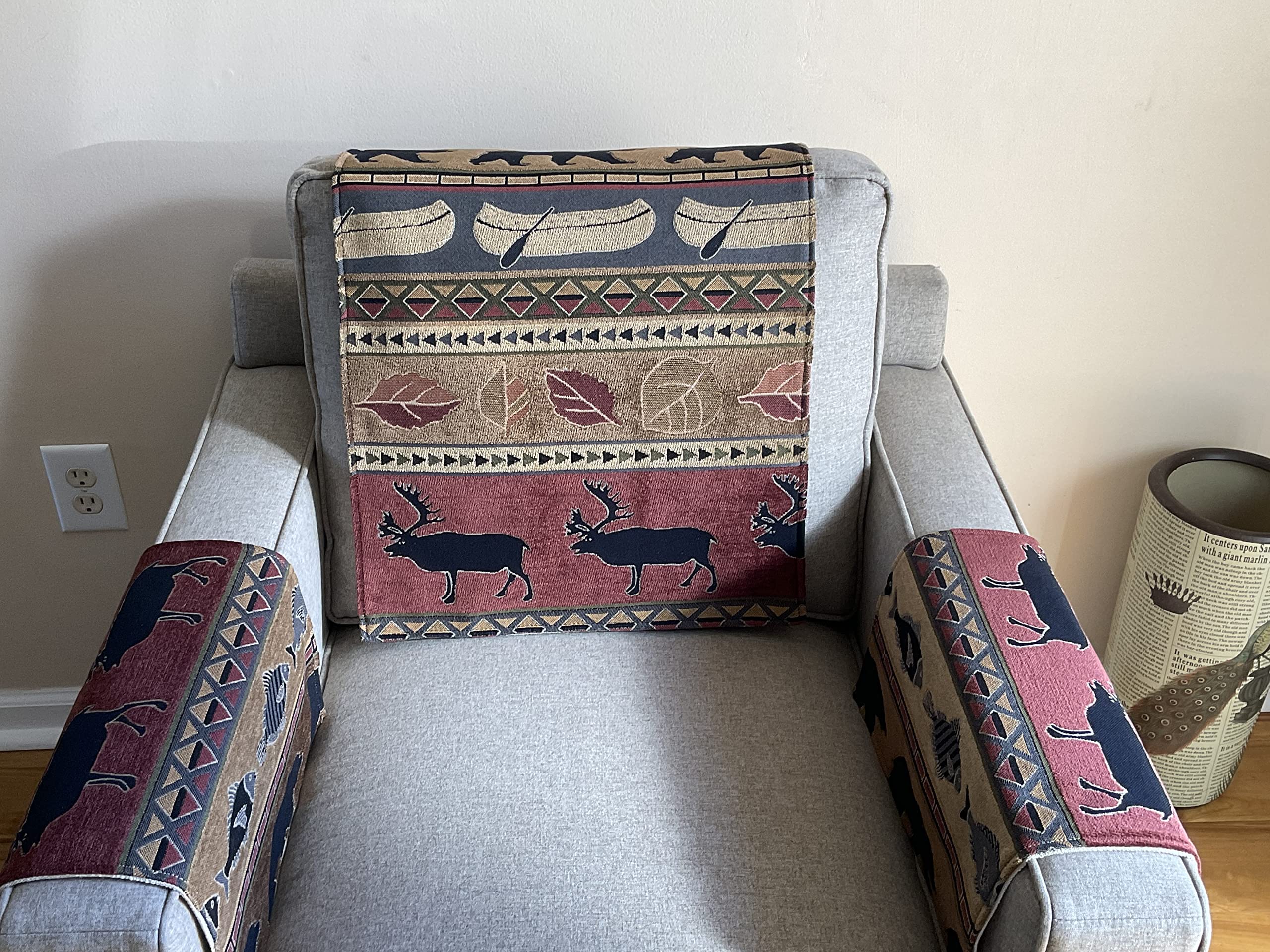 Furniture Arm Covers - Slipcovers & Protectors for Sofas, Loveseats, Theater Chairs, Office Chairs & Recliners - Home Decor & RV Accessories - Perfect Housewarming Gift by Bittlemen Co. (ELK) - Protect Your Furniture from Wear & Pets