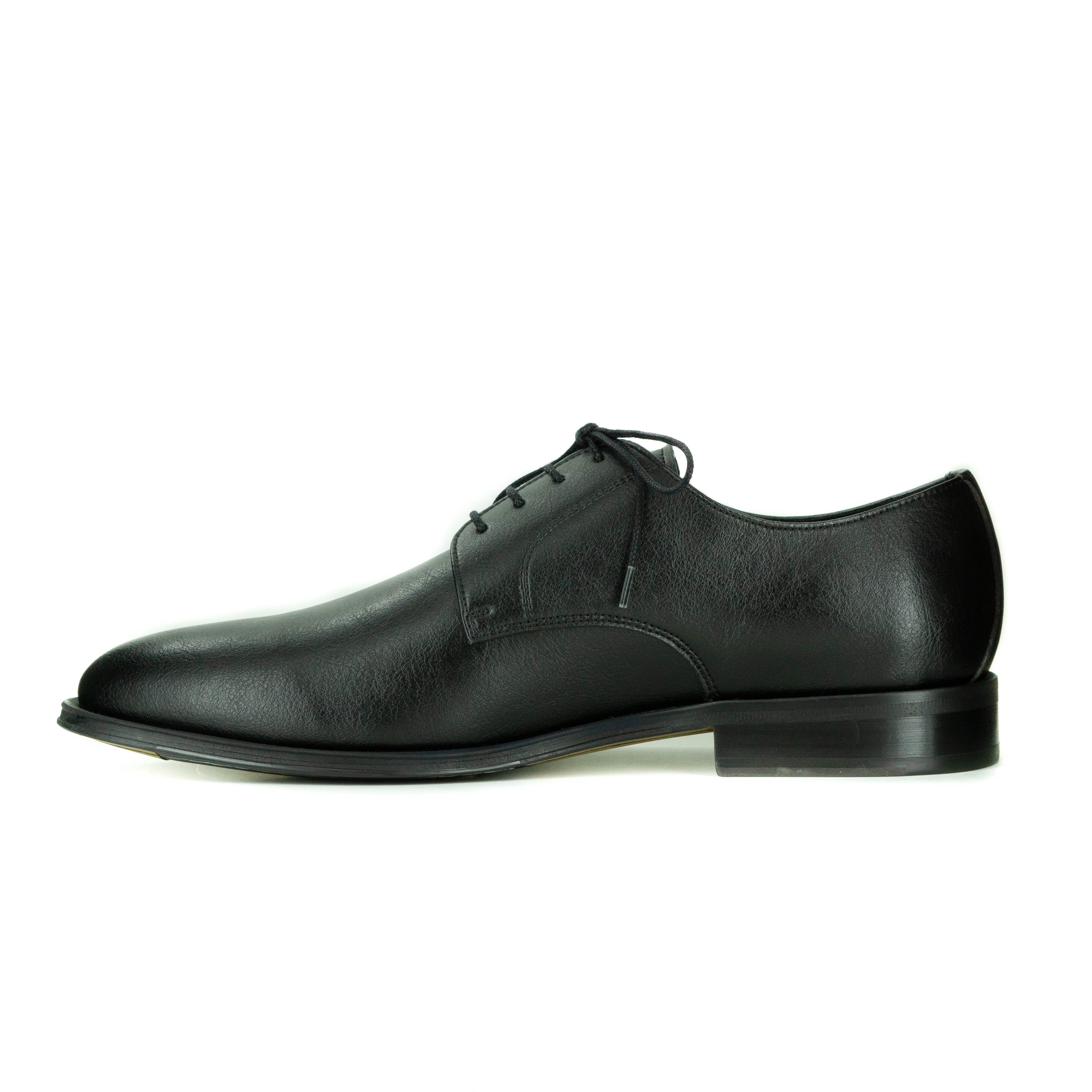 Novacas Benjamin Black Leather Shoes – Stylish & Comfortable Men's Dress Shoes for Work, Office & Formal Occasions