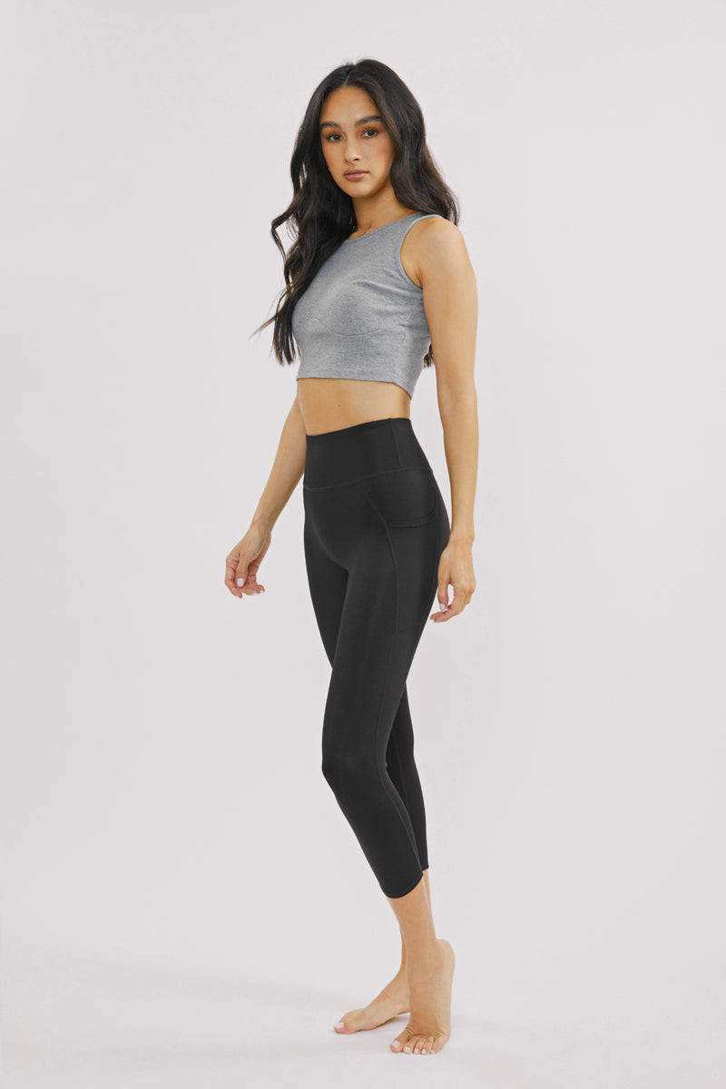 Best Demi High Rise Active Leggings for Women - Yoga, Running & Workout - Comfortable & Breathable Workout Pants for Gym & Everyday Wear